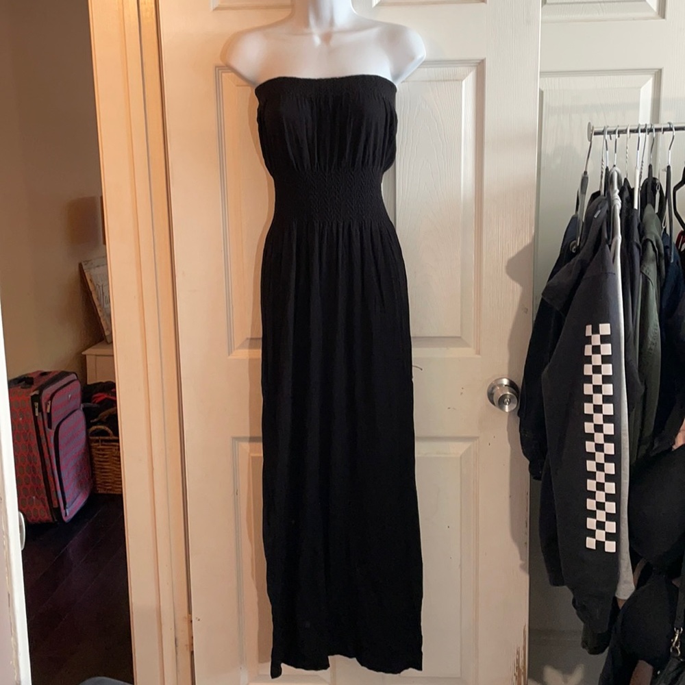Yitong Black tub top dress One size